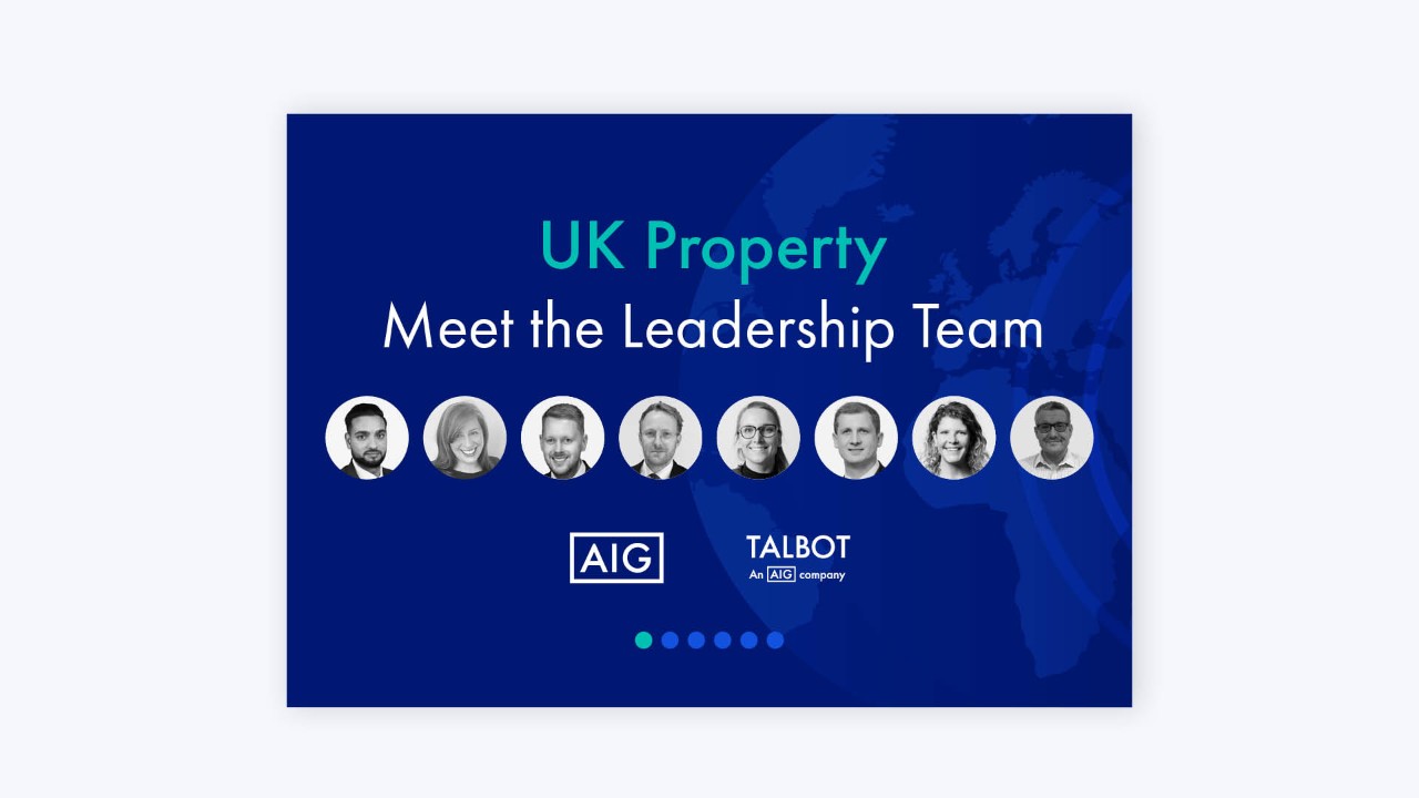 AIG and Talbot UK Property Leadership Team