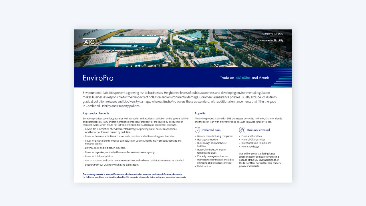 EIL Sales Aid